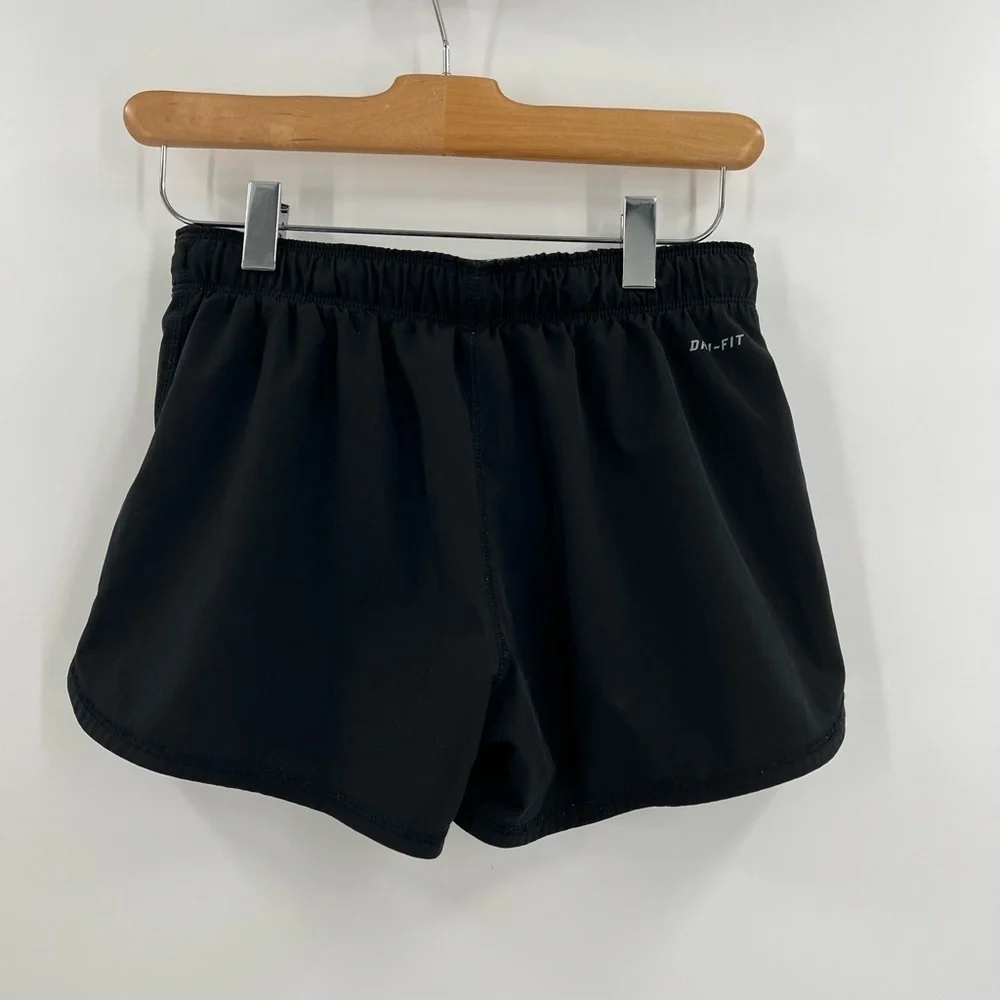 Nike Dri Fit Black Shorts Girls Medium